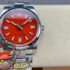 Oyster Perpetual Clean Rolex M124300-0007 Red Dial Restoration