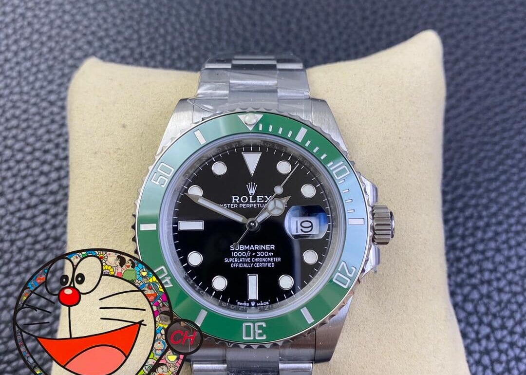 Green Submariner Clean Factory Rolex 41 With 3235 Movement.