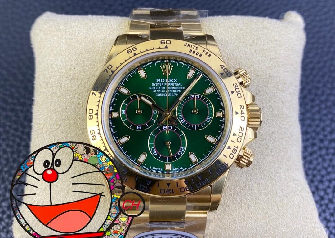 Rolex Green Gold Daytona Clean Factory Boasts Impressive 4130