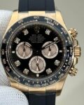 Clean Factory's New Rose Gold Fake Rolex Daytona M126515LN-0004 with Diamond Scale