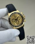 Clean Factory's New Rubber Strap Gold Rolex Daytona Replica Watch M126518-0010